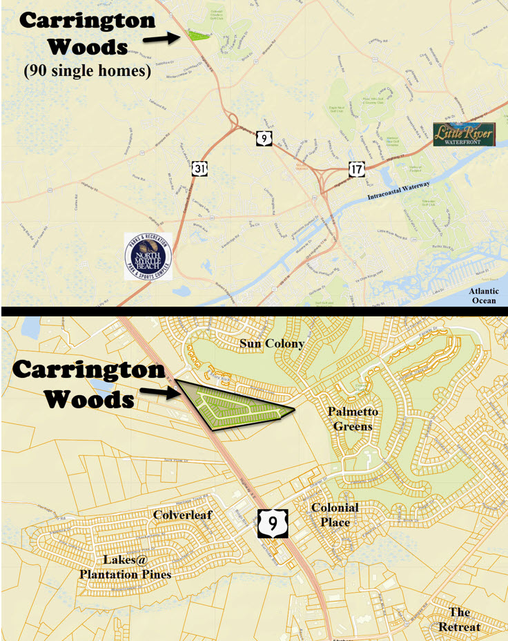 Carrington Woods coming soon to Longs, SC - by D. R. Horton