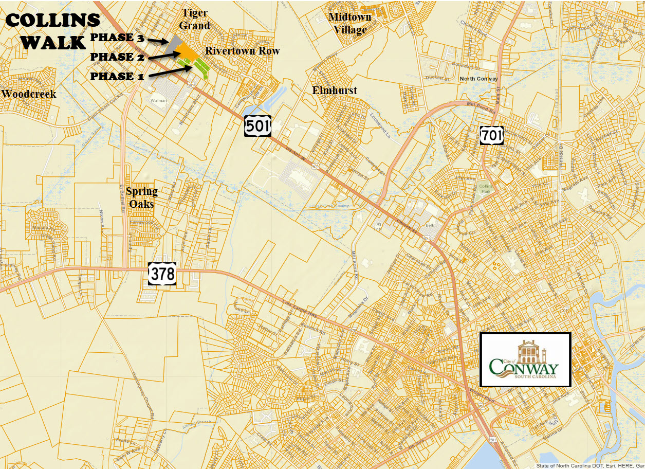 New home community of Collins Walk in Conway by Lennar.