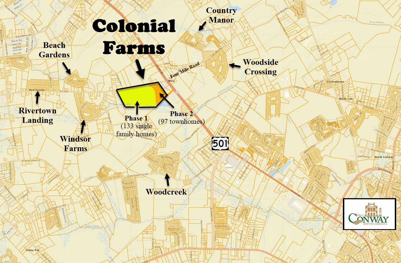 Colonial Farms in Conway by Beverly Homes