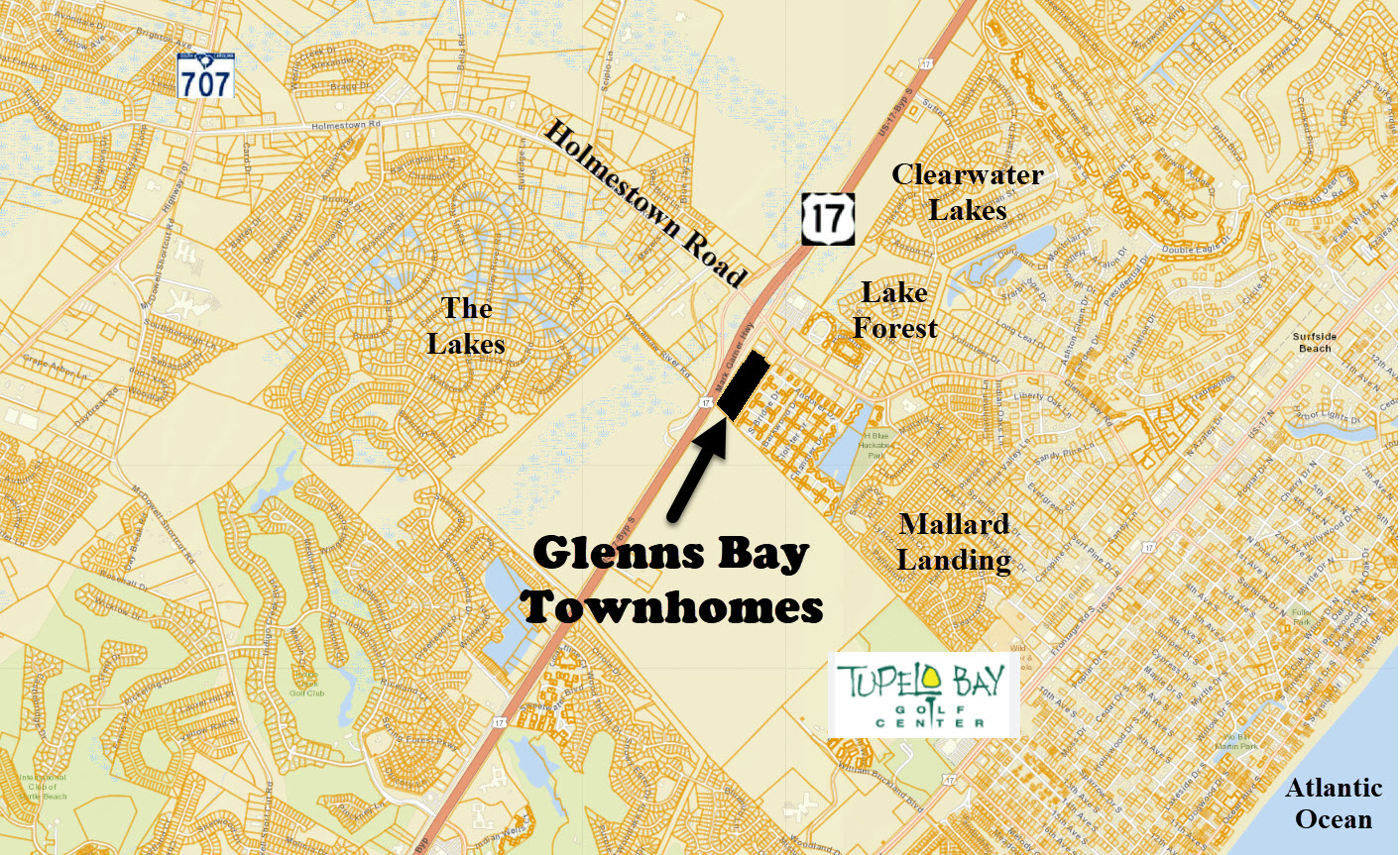 Glenns Bay Townhomes in Surfside by D. R. Horton