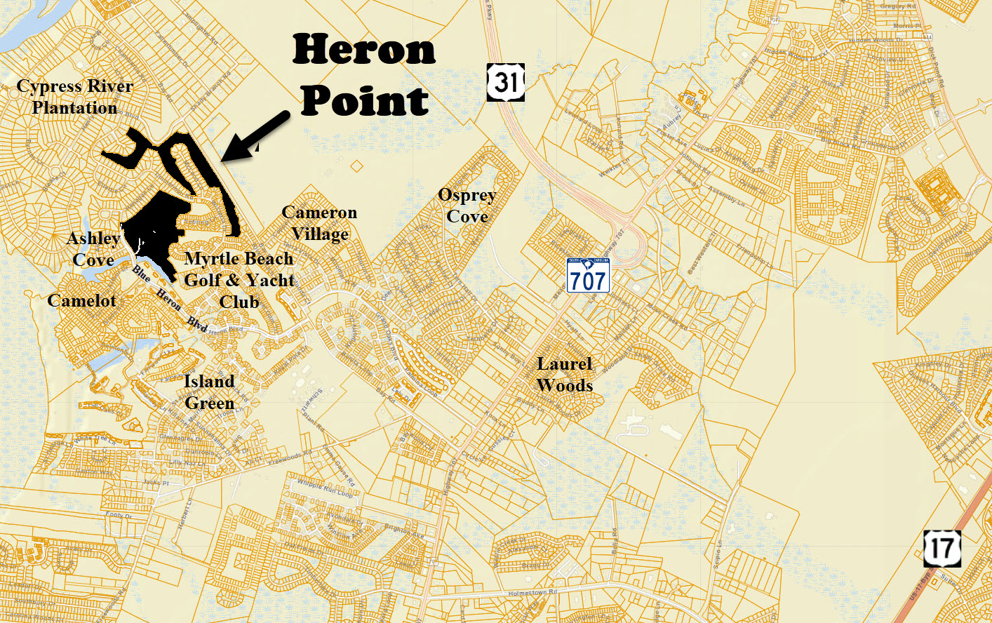 Heron Point new home community in Socastee by D. R. Horton