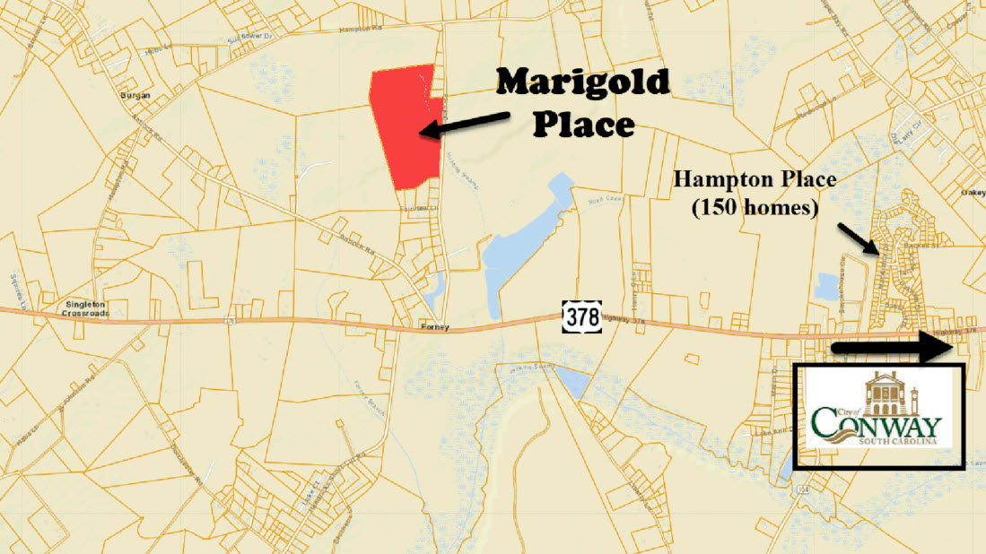 Marigold Place is a new home community in Conway