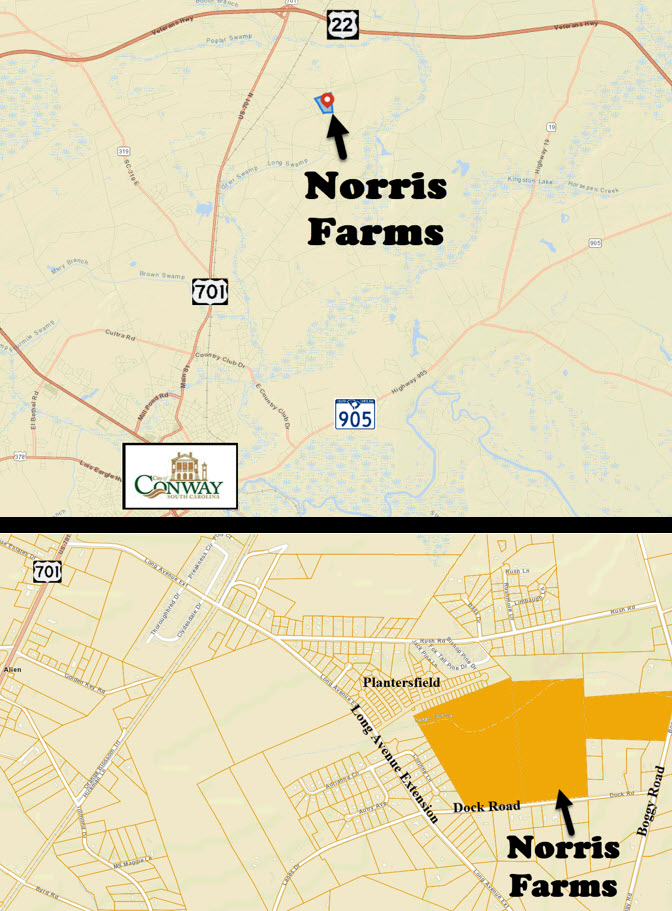 Norris Farms new home community in Conway, SC