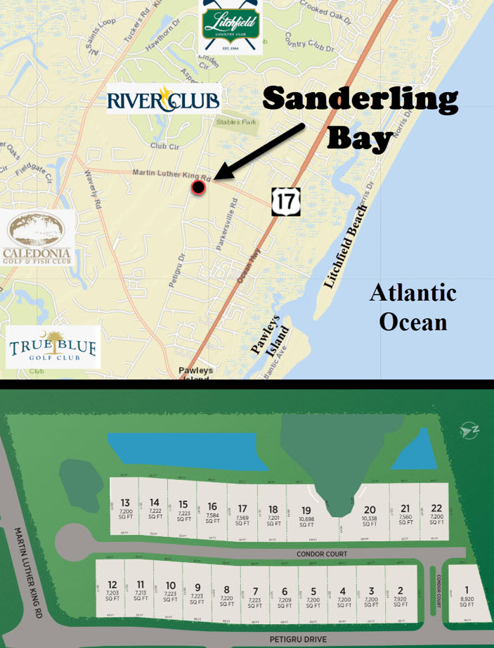 Sanderling Bay in Pawleys Island by Toll Brothers